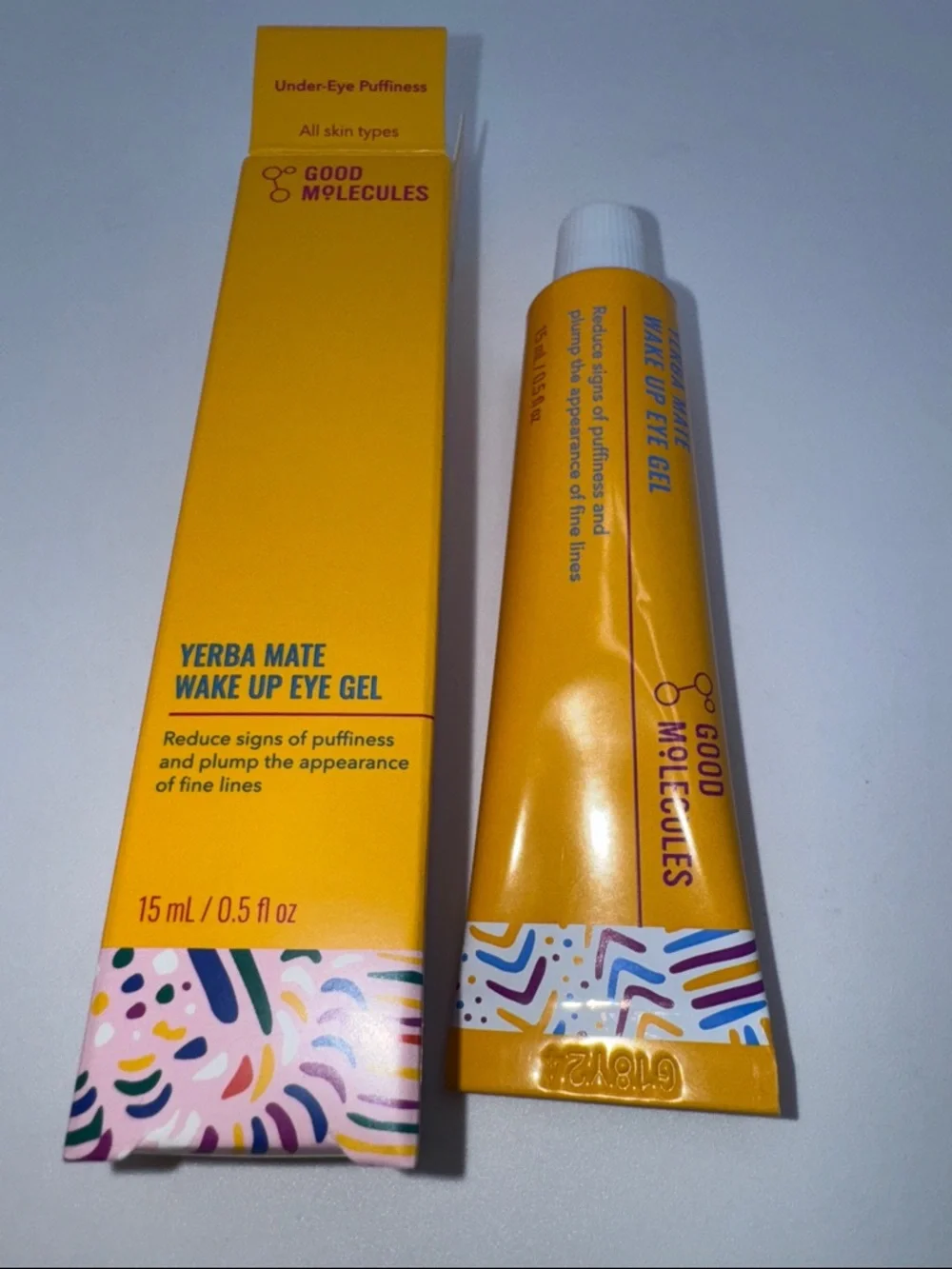 Good Molecules Wake Up Eye Gel 15ml .5oz New & Sealed